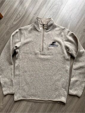 Providence College Friars Pullover Fleece in Oatmeal Tan Heather (Small)